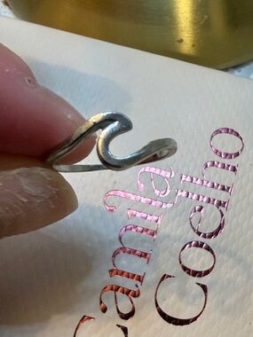 Camila Coelho Silver Wave Ring